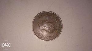 One quarter anna india  coin
