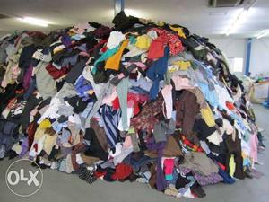 Secondhand clothes for 50 mainly to help poor
