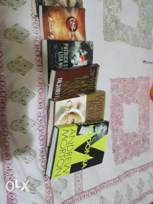 Set of books of bestsellers