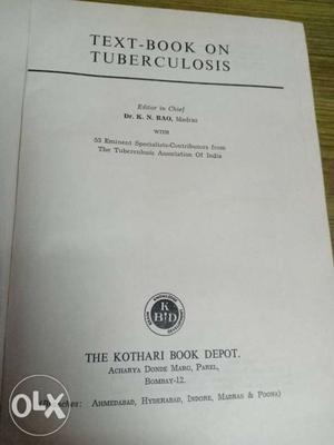 Tuberculosis Textbook