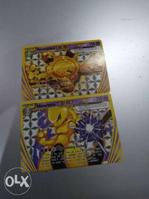 Two Pokemon Character Trading Cards