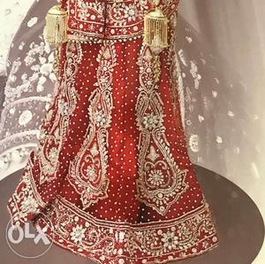 URGENT SALE: Heavy bridal lehanga,with choli and