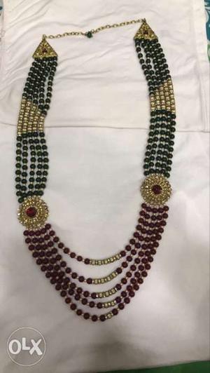 Wedding shervani mala/neckpiece for men