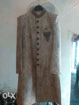 Wedding sherwani in good condition with all set