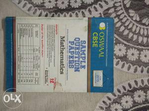 White And Blue Oswaal 12th CBSE Sample Question Papers Book