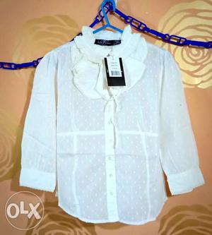 Zadine Fancy Cotton Shirt Style Top. 4 colors. 3