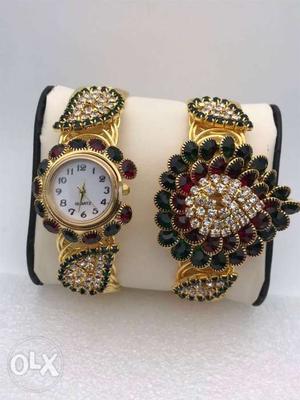 (rakhi Special Gift for sistet (Watch With Braslet