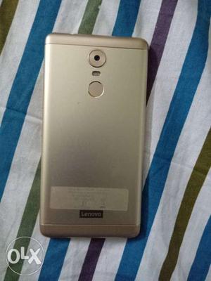 1 year old Lenovo k6 note gold colour for sell.
