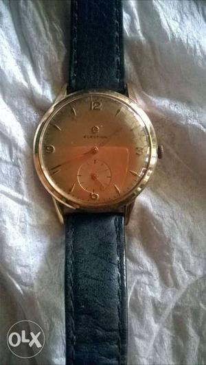 18 crct gold watch about 100 years old gents watch