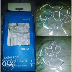 3.5mm white earphone good condition