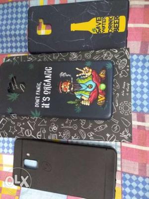 3 Branded covers for samsung galaxy a8 plus