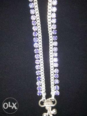 52 grams fresh silver anklets (not used) with