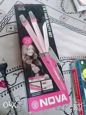 A compact hair straightener and curler to get