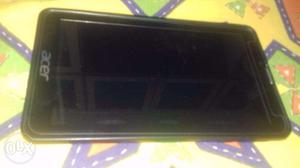 Acer tablet black colour dual sim with memory