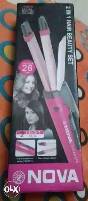 Black And Pink Remington Hair Straightener