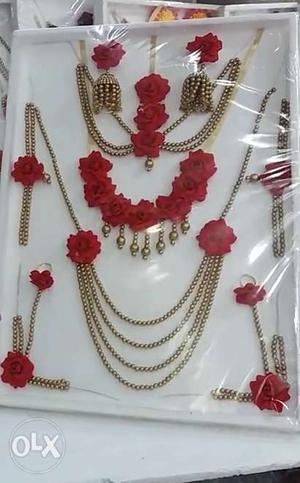 Flower jewellery for haldi