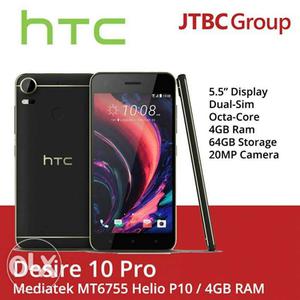 HTC Desire 10 Pro 4GVOlte 4gbRam 64gb good