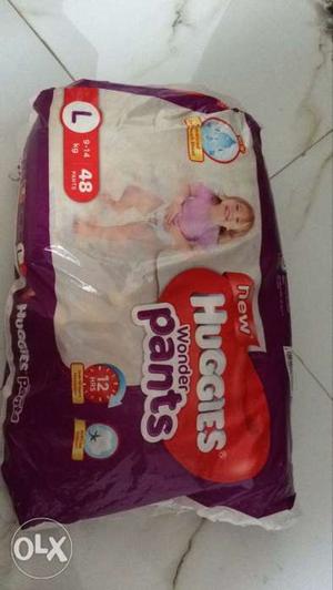 Huggies L size diaper 38 pieces. New