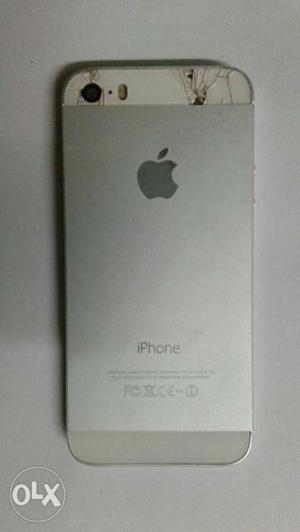I phone 5s 16gb silver back camera is