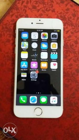 I phone 6 16gb silver with bill and box only if