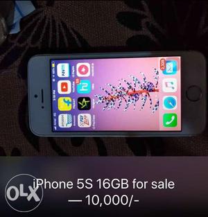 I want to sale my mobile. 1 year mob iPhone 5S