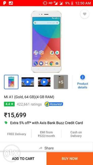 I want to sell my mi A1 new condition no crash
