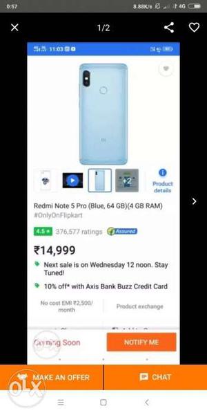 I'm buy the phone Redmi note 5 Pro So