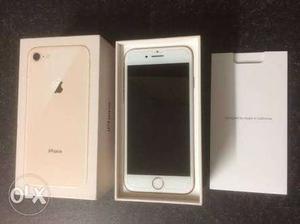 Iphone 8 Gold 64GB Warranty Upto January  In