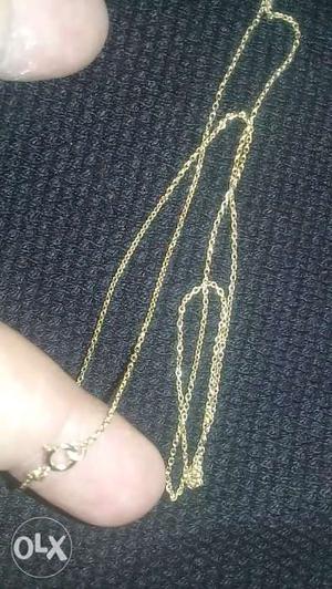 Italian 9k solid gold chain..18 inches...1.3