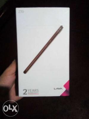 Lava z70 1 month old unused phone with all