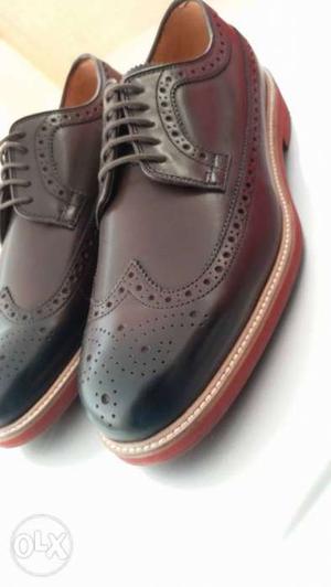 Men semi Casual-formal light weight wingtip