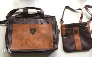Men's Laptop and sling bag combo, Brand: Buckaroo. Brand