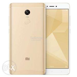 Mi note 4 4gb RAM 64 GB Internal.. With warranty