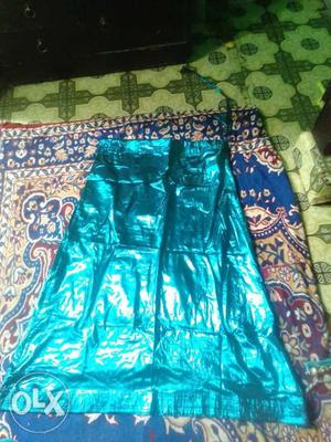 Net sari with blouse and petticoat