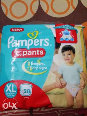 Pampers xl diapers.. Very new 28 pieces