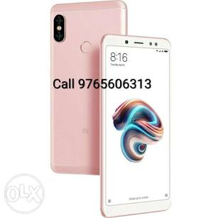 Redmi note5 pro rose gold4/64 new pic call me