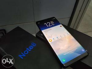 Samsung Note 8. Midnight Black Scratchless mint Billed for