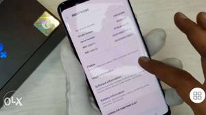 Samsung galaxy s9plus 4th month old 8th month