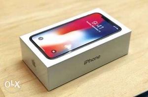 Sealed box pack iPhone X 64GB Black.