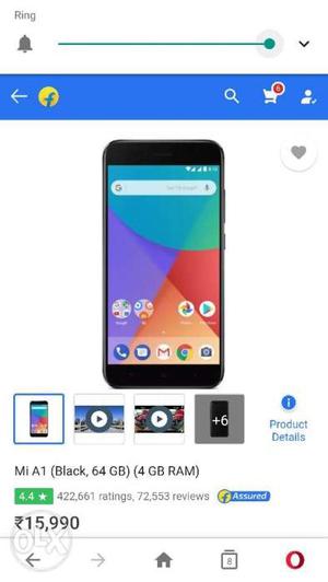 Sell & exchange my phone mi a1 only 4 month old