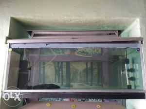 30 x 12 x 12 inch aquarium with 2 fish filter and heater