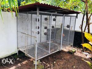 Big strong iron birds cage for urgent sale.Good condition