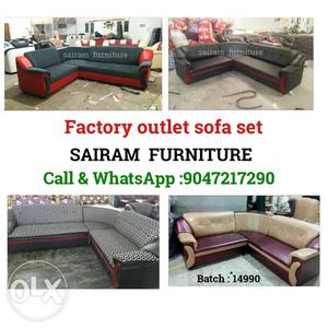 Brand new sectional corner sofa set couch warranty