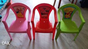 Chairs for kids very less used but look like new