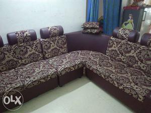 Good corner sofa with diwan. Attractive