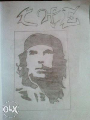 It is a nice pencil drawing picture of Che