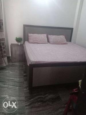 King size bed with storage, mattress two side table