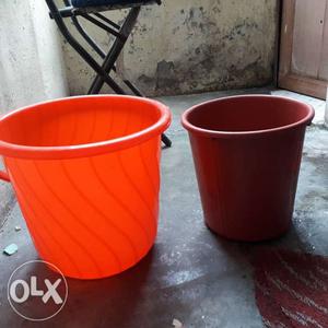 New two hard plastic bucket only 100rs, sirf aj hi ye