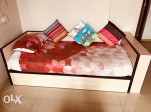 Plywood kids Bed with 2 mattresses