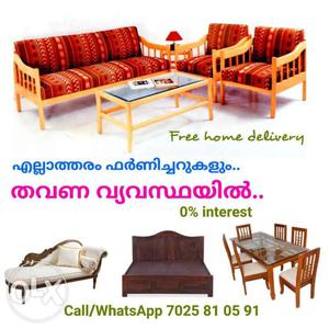 Premium quality fresh furniture on Monthly scheme